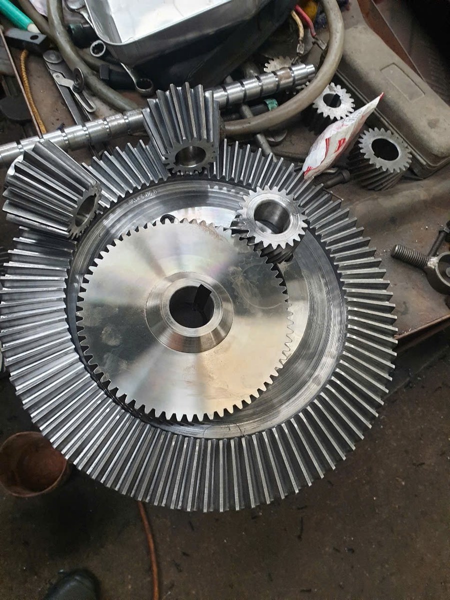 Bánh Răng Côn Thẳng Sau Gia Công
